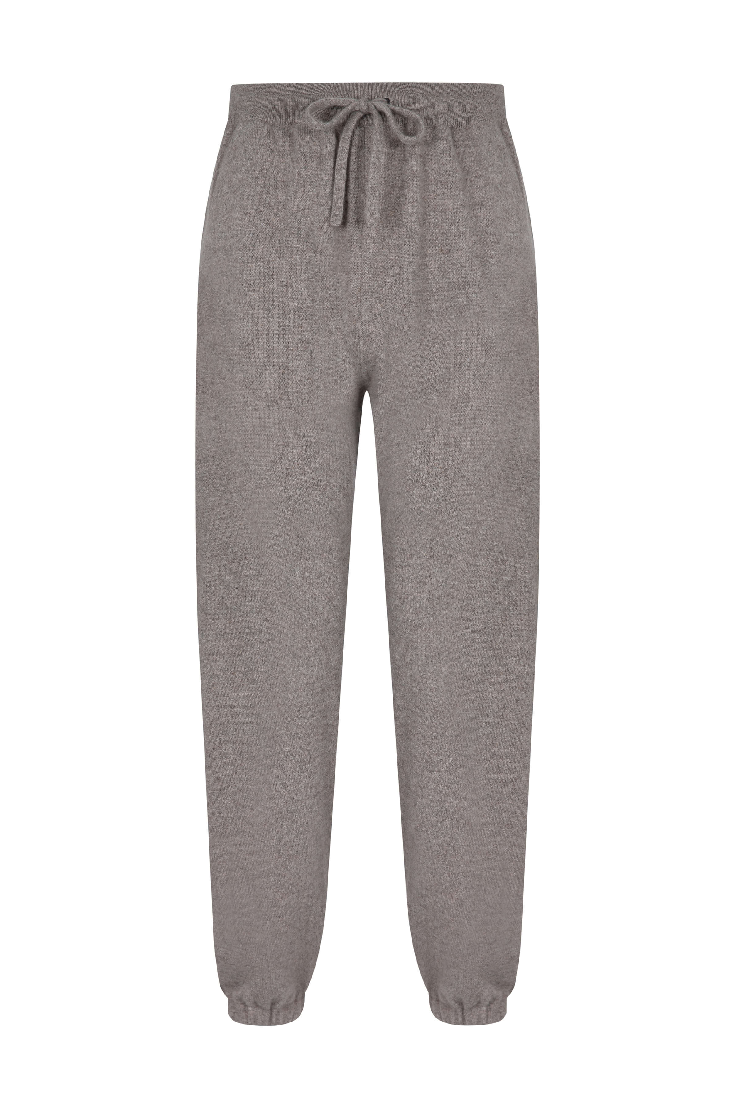 Johnstons of Elgin - Performance Cashmere Cuffed Light Brown Joggers