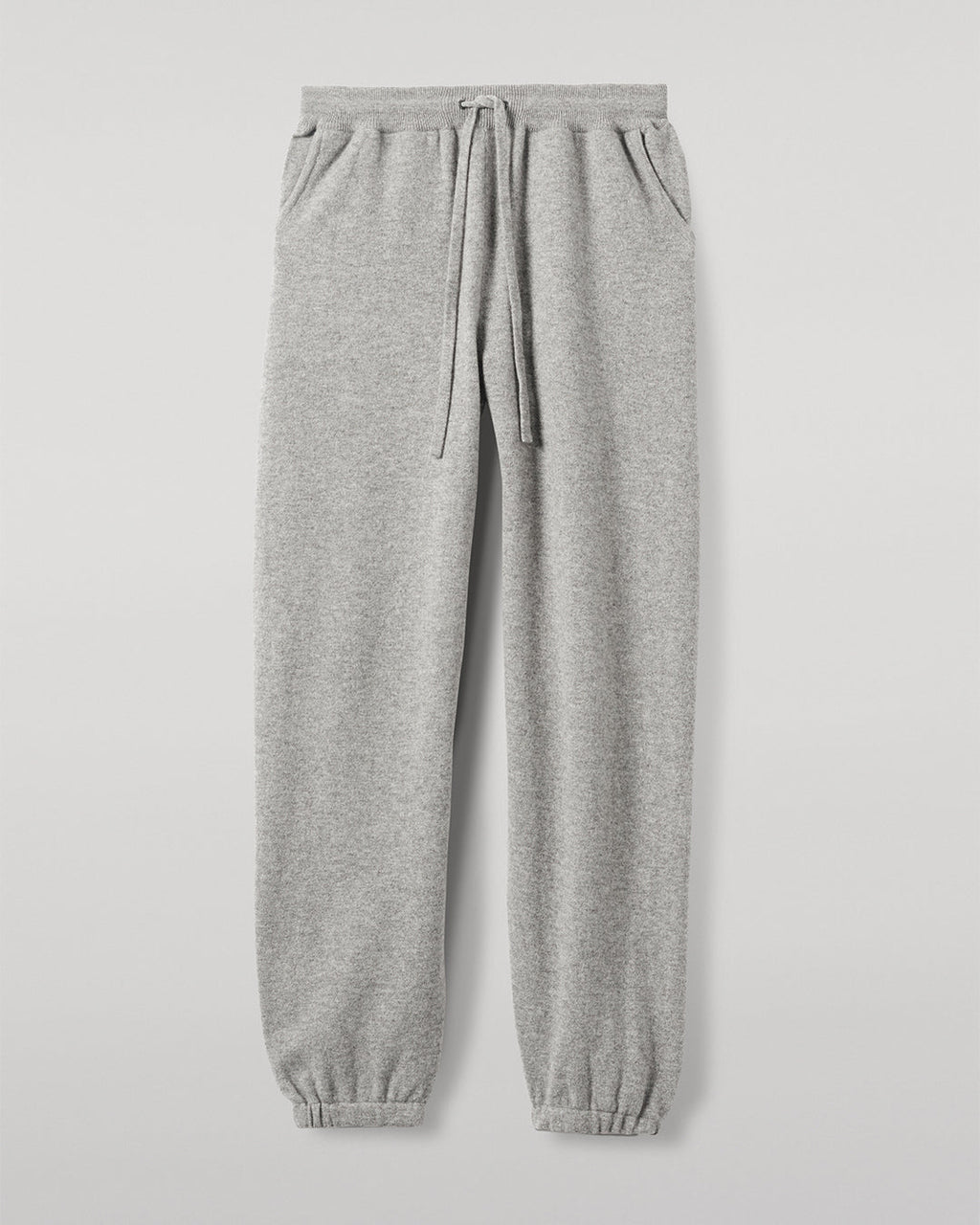 Johnstons of Elgin - Kirk Light Grey Cashmere Sweatpants