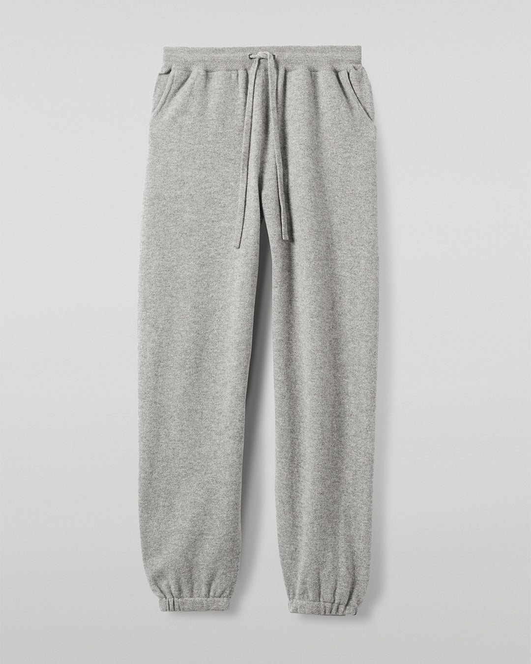 Johnstons of Elgin - Kirk Light Grey Cashmere Sweatpants