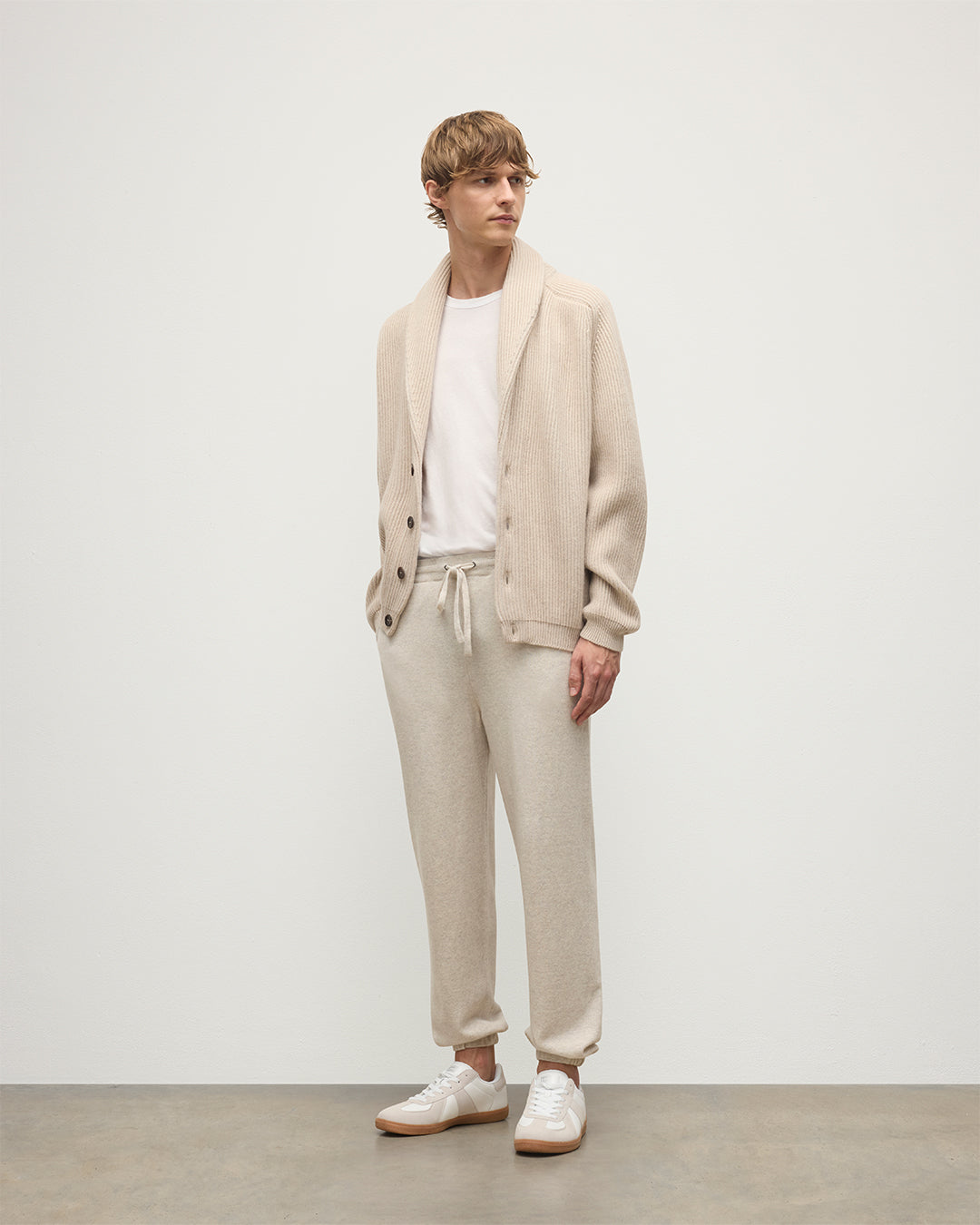 Johnstons of Elgin - Kirk Natural Cashmere Sweatpants