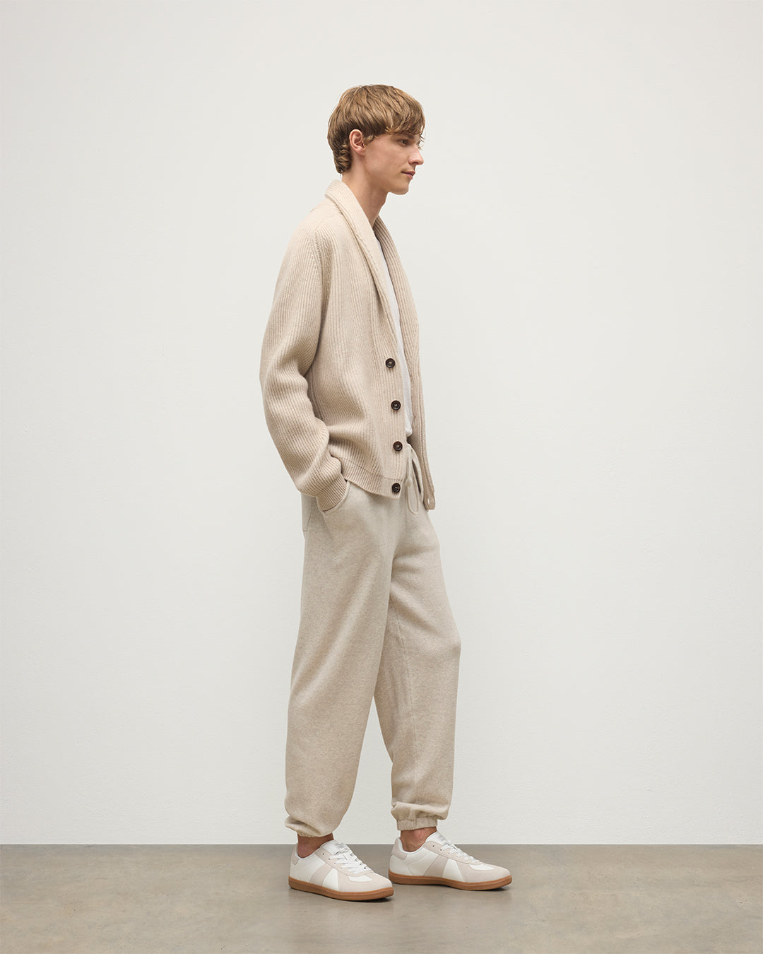 Johnstons of Elgin - Kirk Natural Cashmere Sweatpants