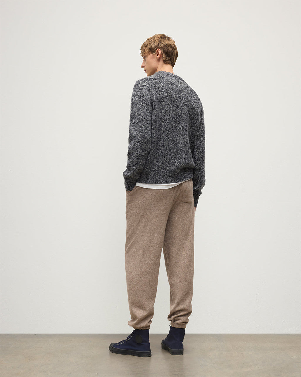 Johnstons of Elgin - Kirk Light Brown Cashmere Sweatpants