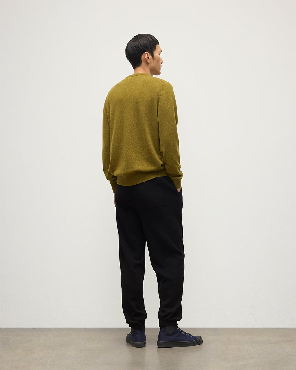 Johnstons of Elgin - Kirk Black Cashmere Sweatpants