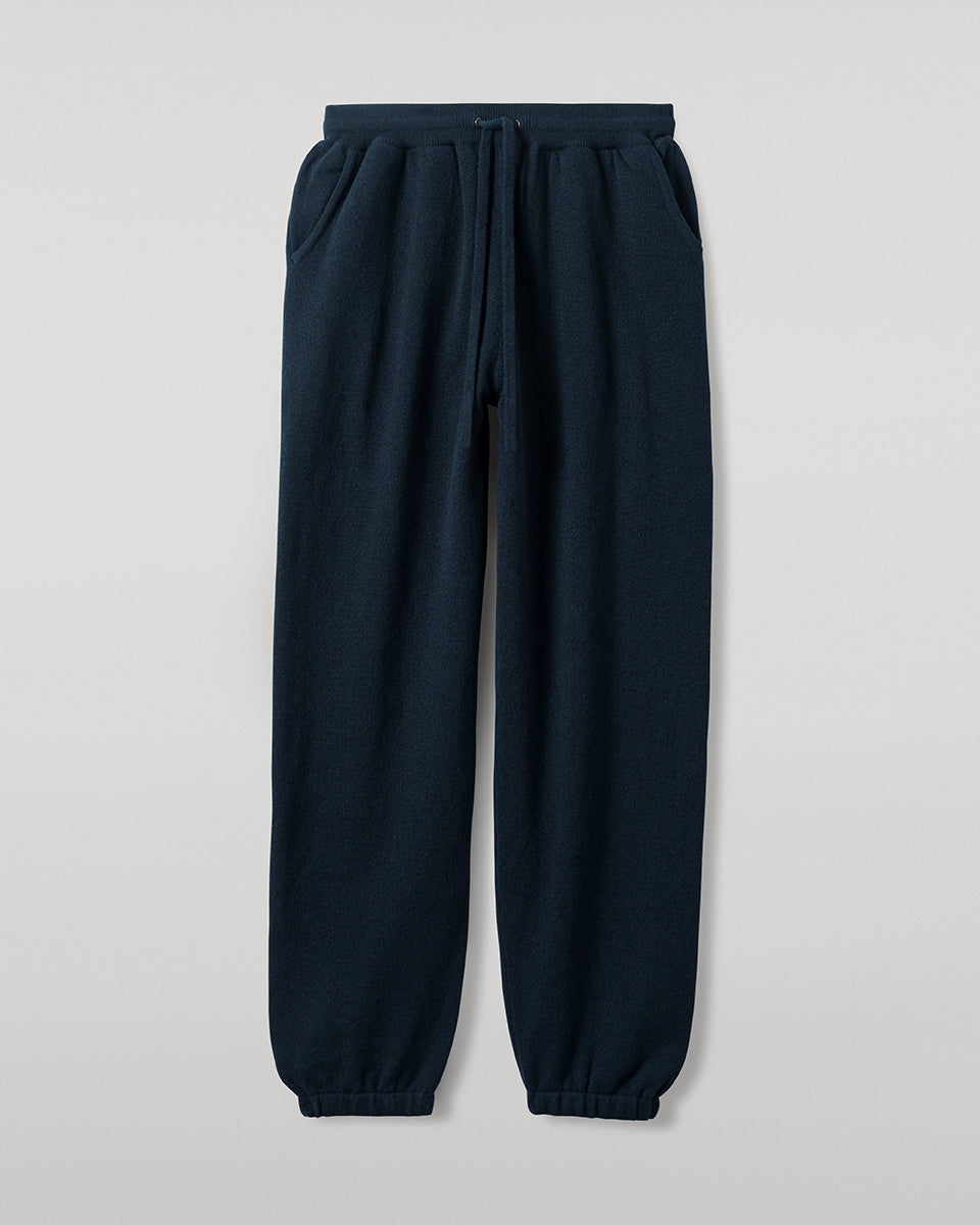 Johnstons of Elgin - Kirk Bottle Green Cashmere Sweatpants