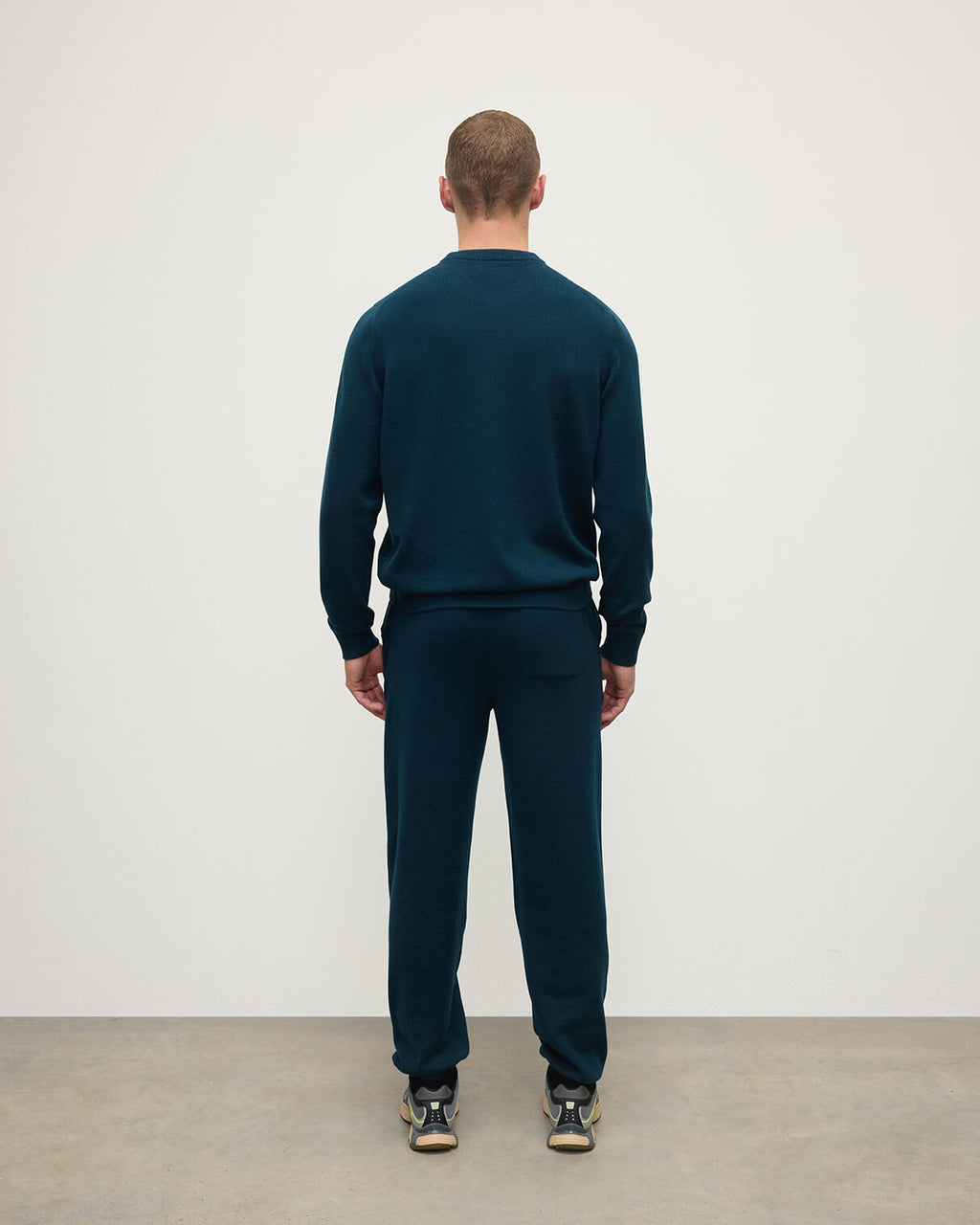 Johnstons of Elgin - Kirk Bottle Green Cashmere Sweatpants