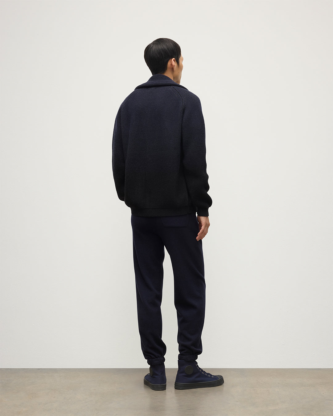 Johnstons of Elgin - Kirk Dark Navy Cashmere Sweatpants