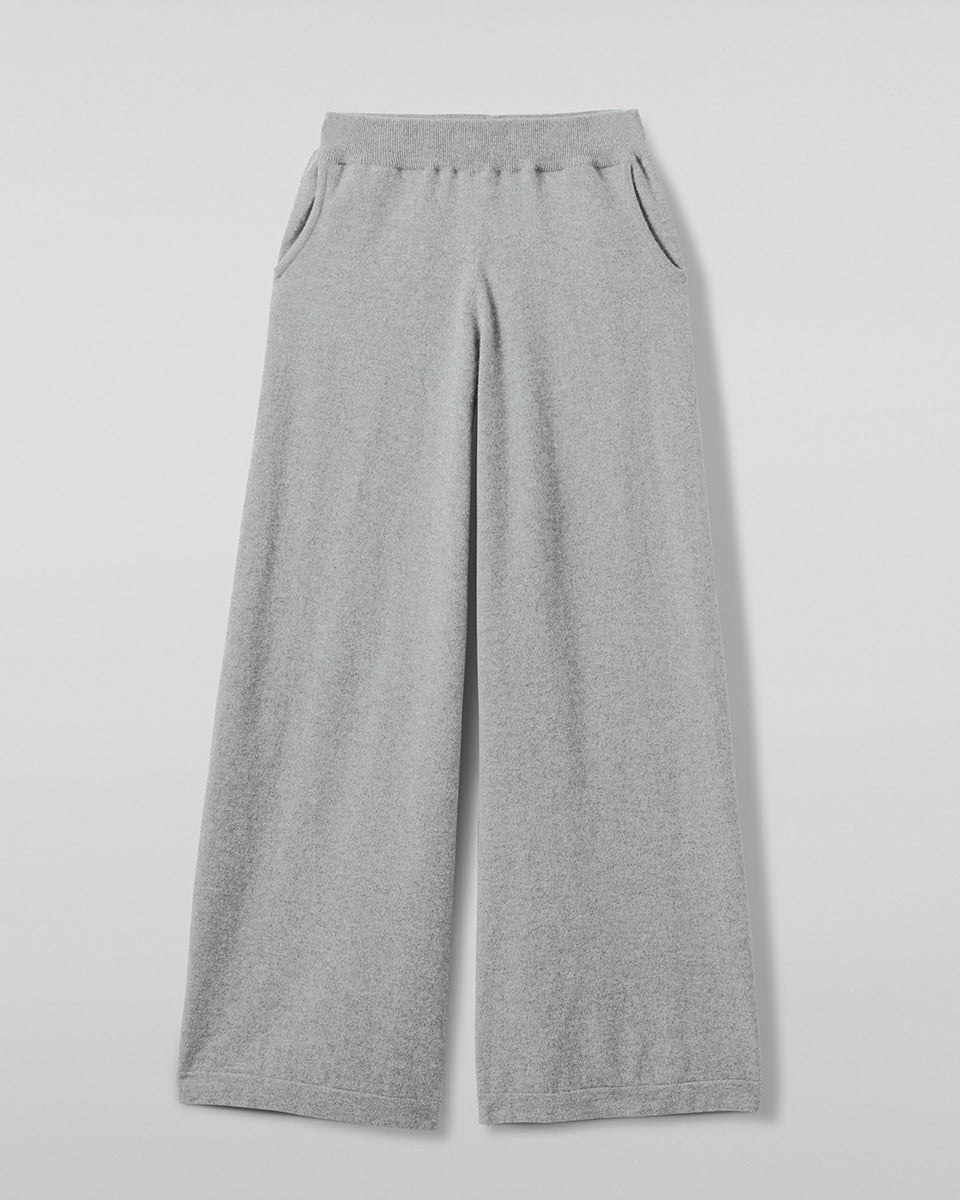 Johnstons of Elgin - Light Grey Cashmere Trousers