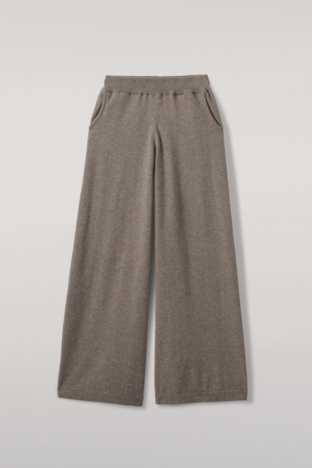 Johnstons of Elgin - Light Brown Cashmere Trousers
