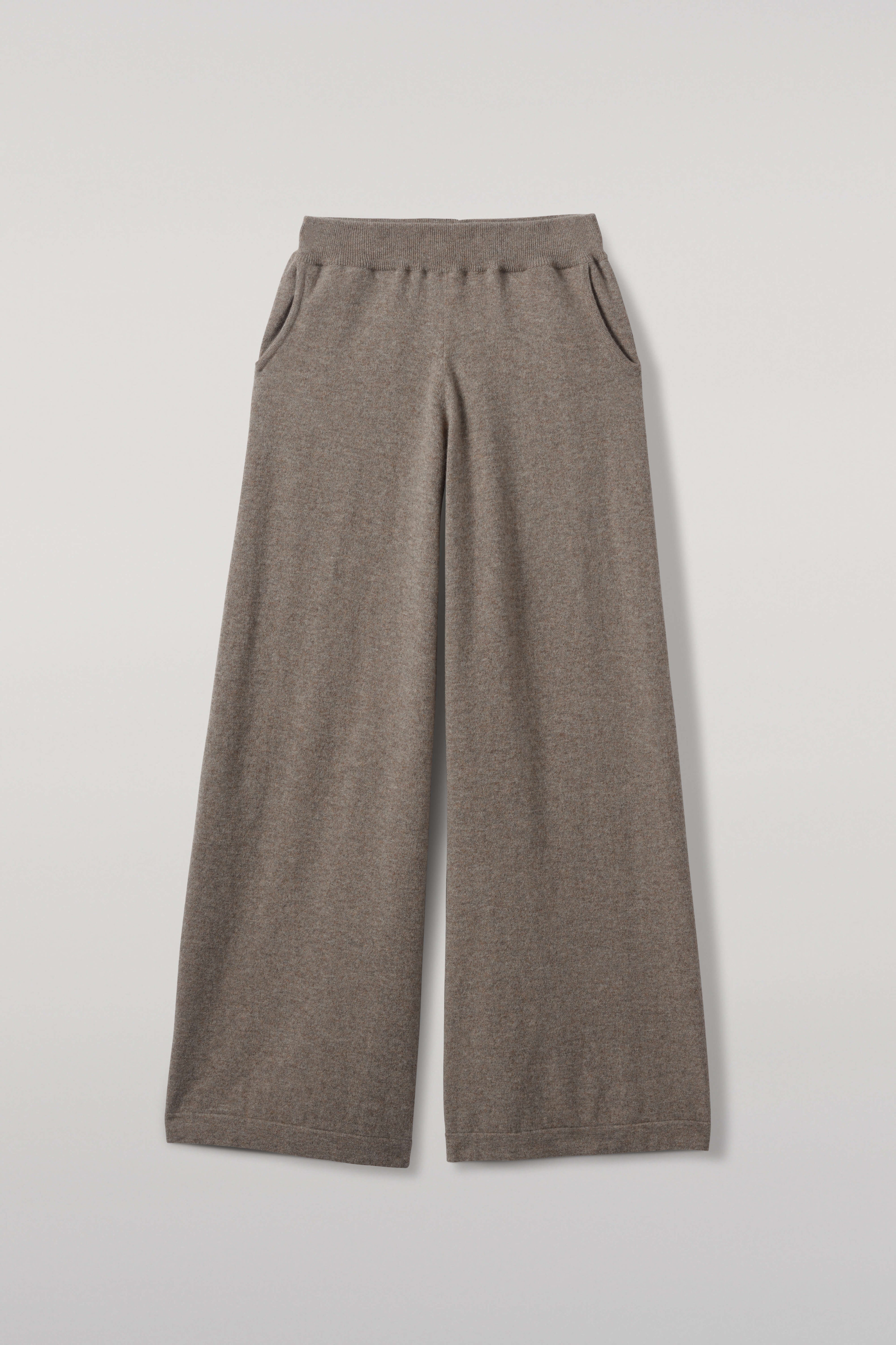 Johnstons of Elgin - Light Brown Cashmere Trousers
