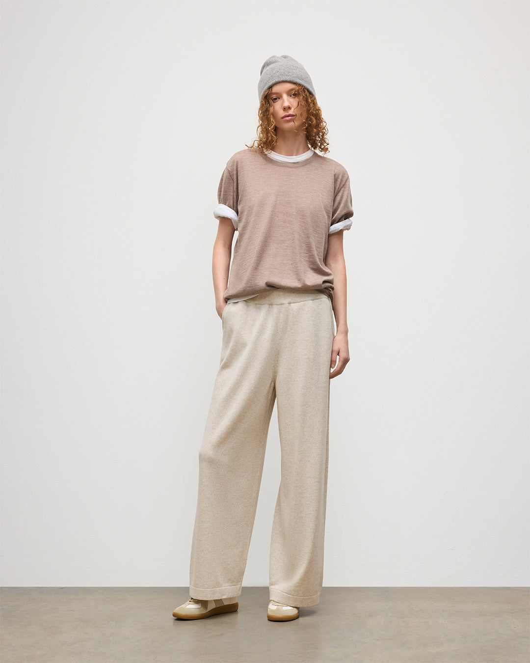 Johnstons of Elgin - Coll Natural Cashmere Trouser