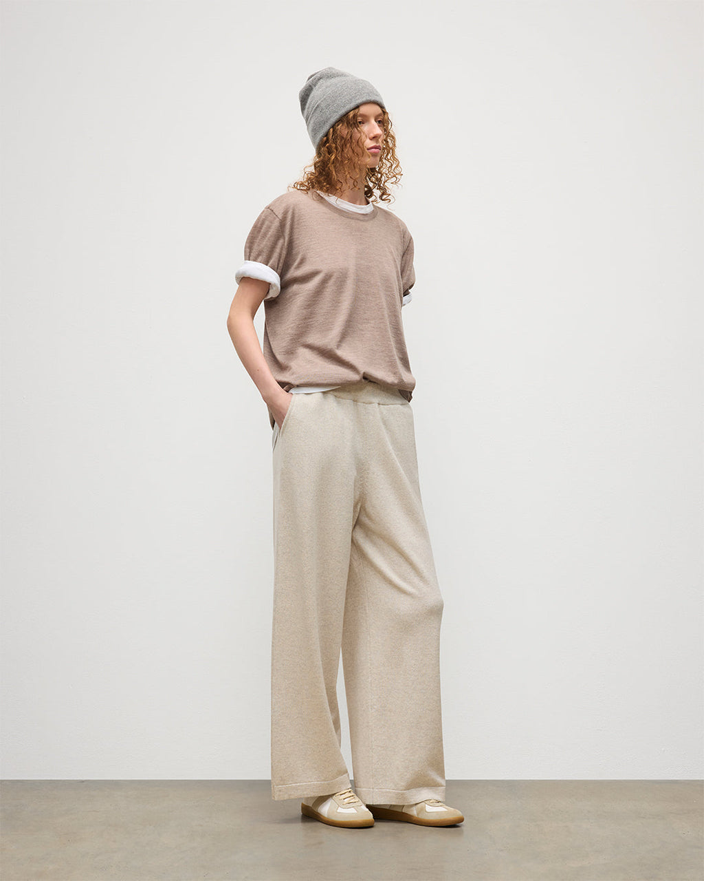 Johnstons of Elgin - Coll Natural Cashmere Trouser