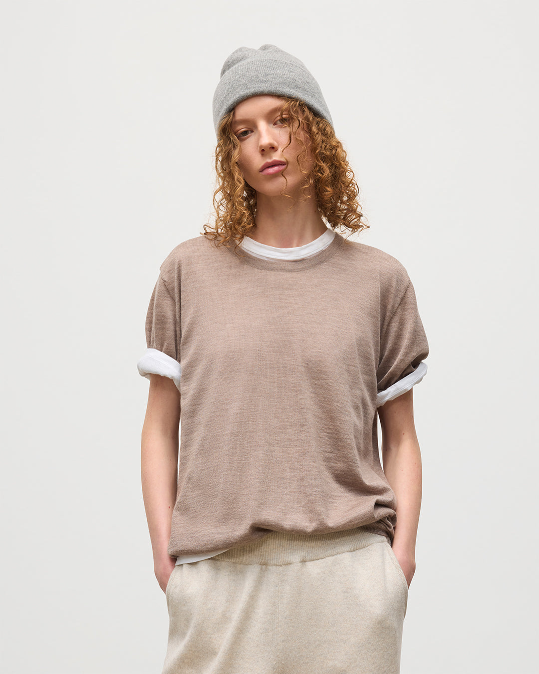 Johnstons of Elgin - Coll Natural Cashmere Trouser