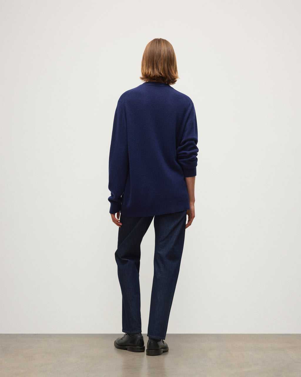 Johnstons of Elgin - Boyce Blue Brushed Cashmere - Silk Cardigan