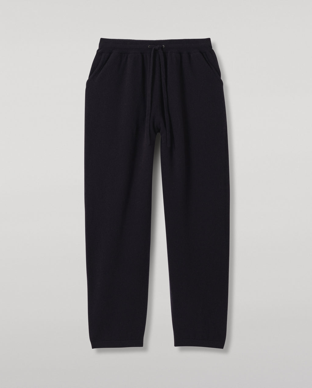 Johnstons of Elgin - Lewis Dark Navy Tapered Cashmere Joggers
