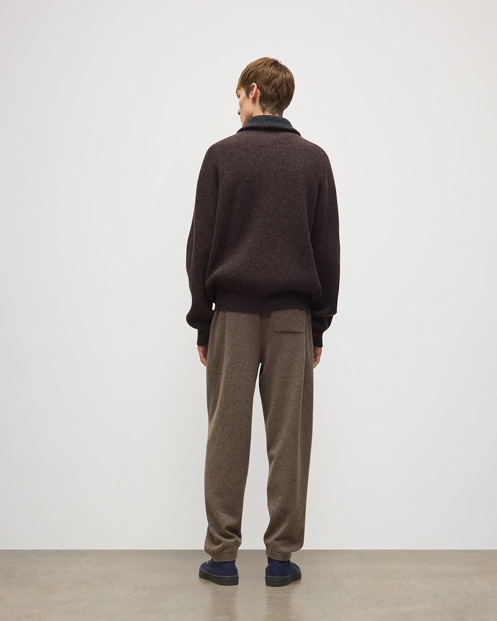 Johnstons of Elgin - Lewis Brown Tapered Cashmere Joggers
