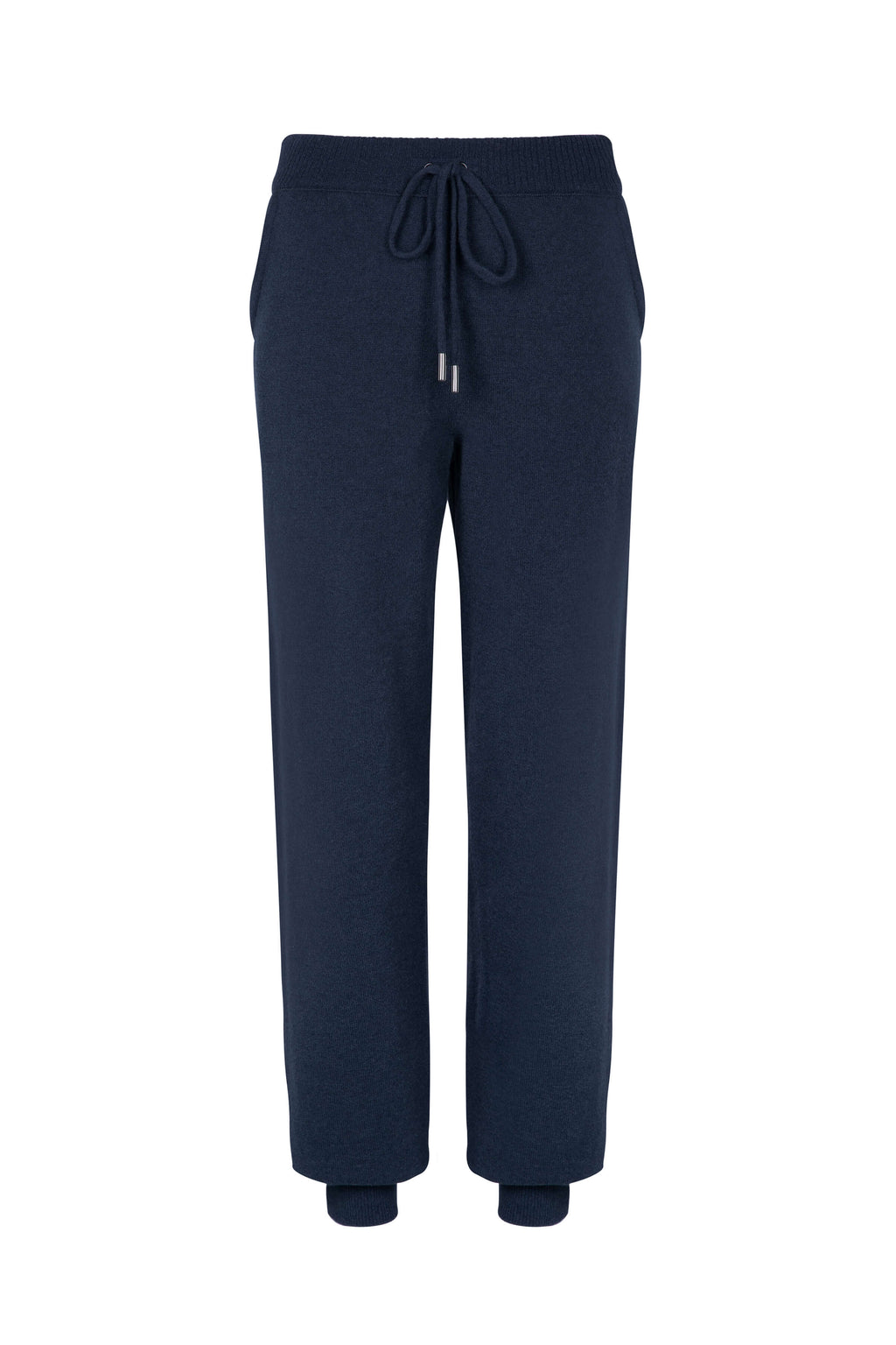 Johnstons of Elgin - Women's Mid Blue Cashmere Joggers