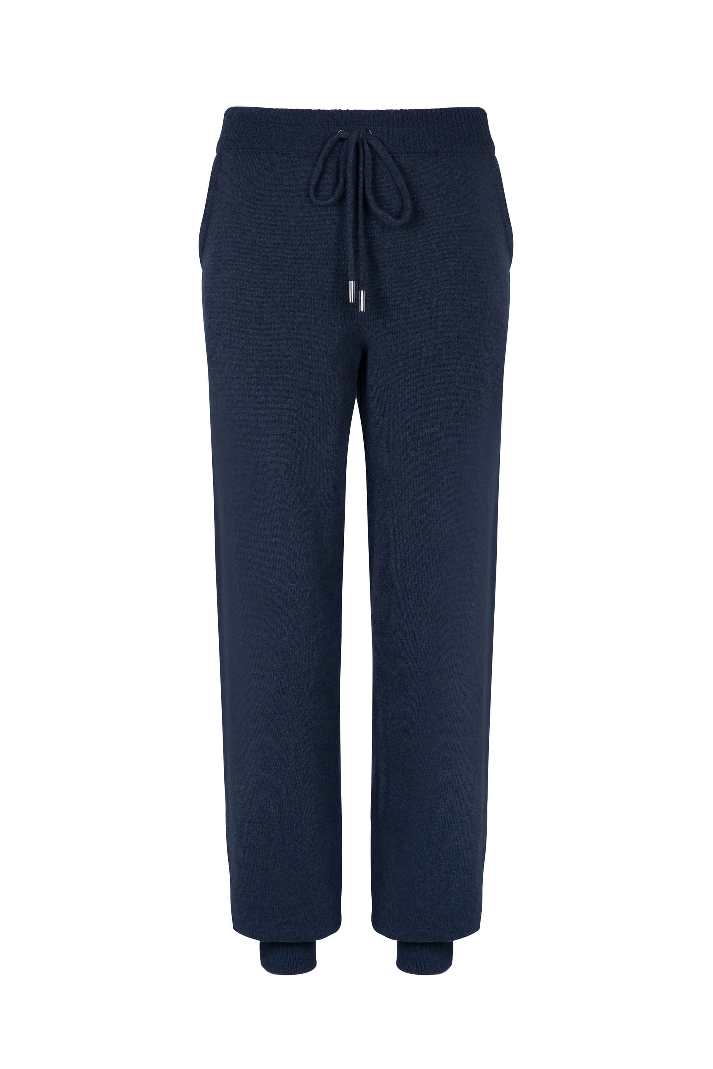 Johnstons of Elgin - Women's Mid Blue Cashmere Joggers