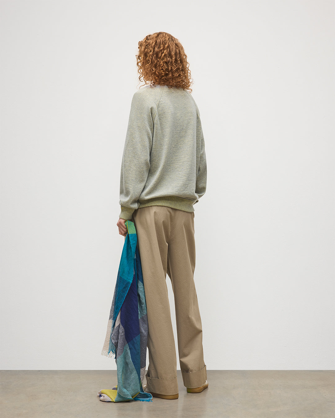 Johnstons of Elgin - Beach Yellow Cashmere Sweatshirt