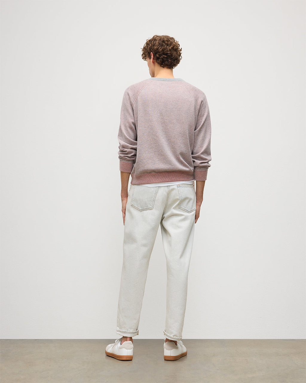 Johnstons of Elgin - Beach Orange Cashmere Sweatshirt