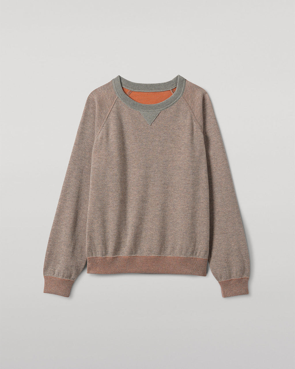 Johnstons of Elgin - Beach Orange Cashmere Sweatshirt