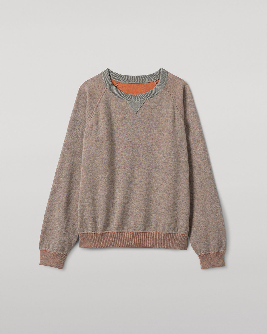 Johnstons of Elgin - Beach Orange Cashmere Sweatshirt