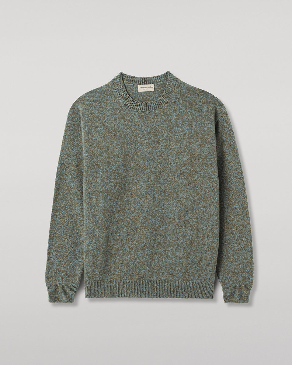 Johnstons of Elgin - Craigie Green Lambswool Jumper