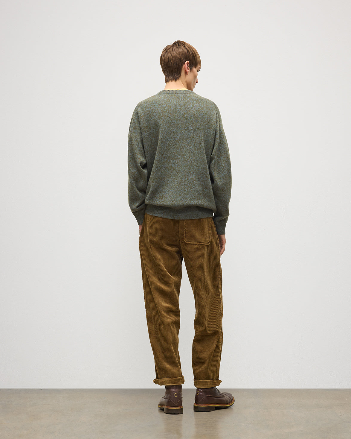 Johnstons of Elgin - Craigie Green Lambswool Jumper