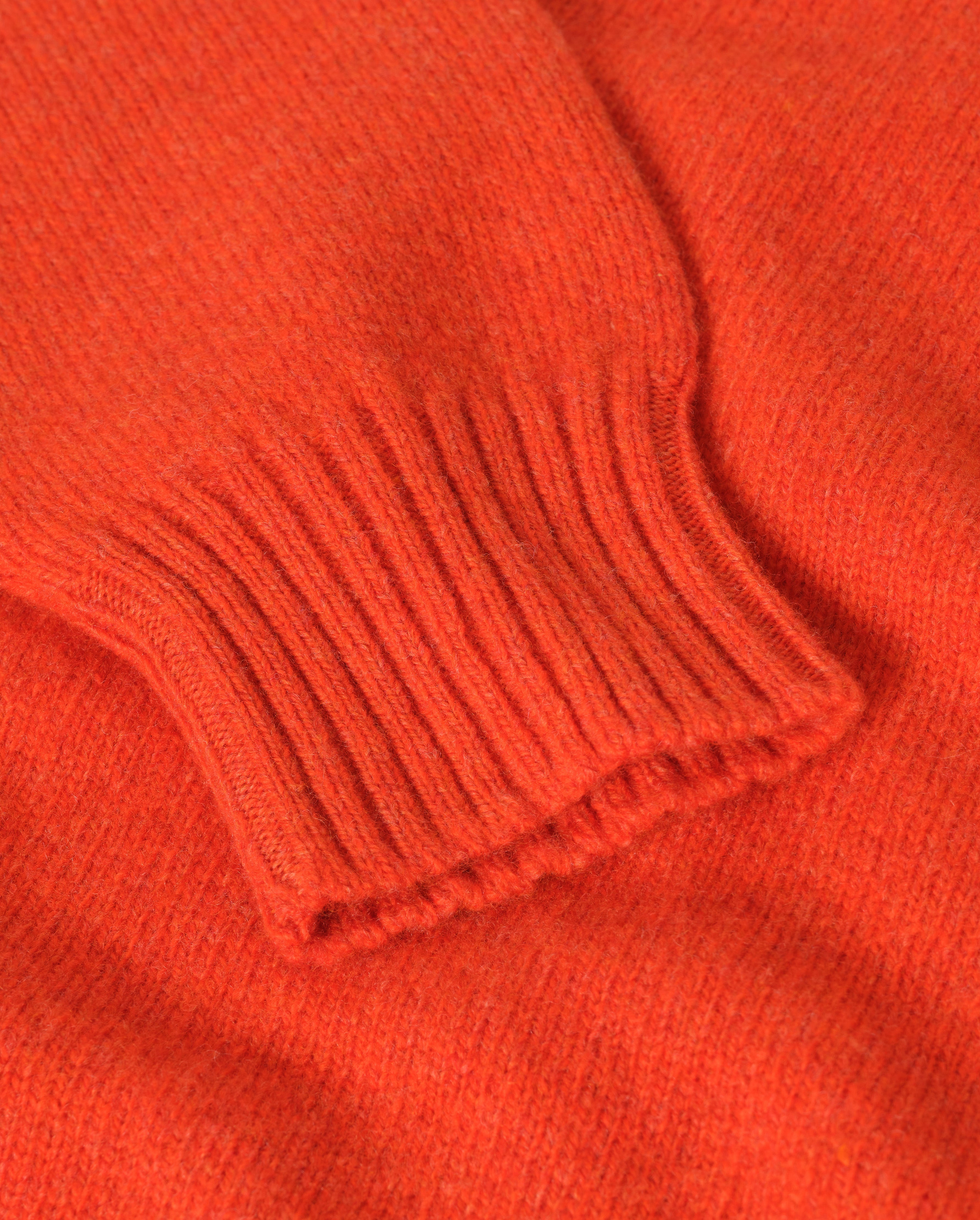 Johnstons of Elgin - Blyth Red Lambswool Jumper