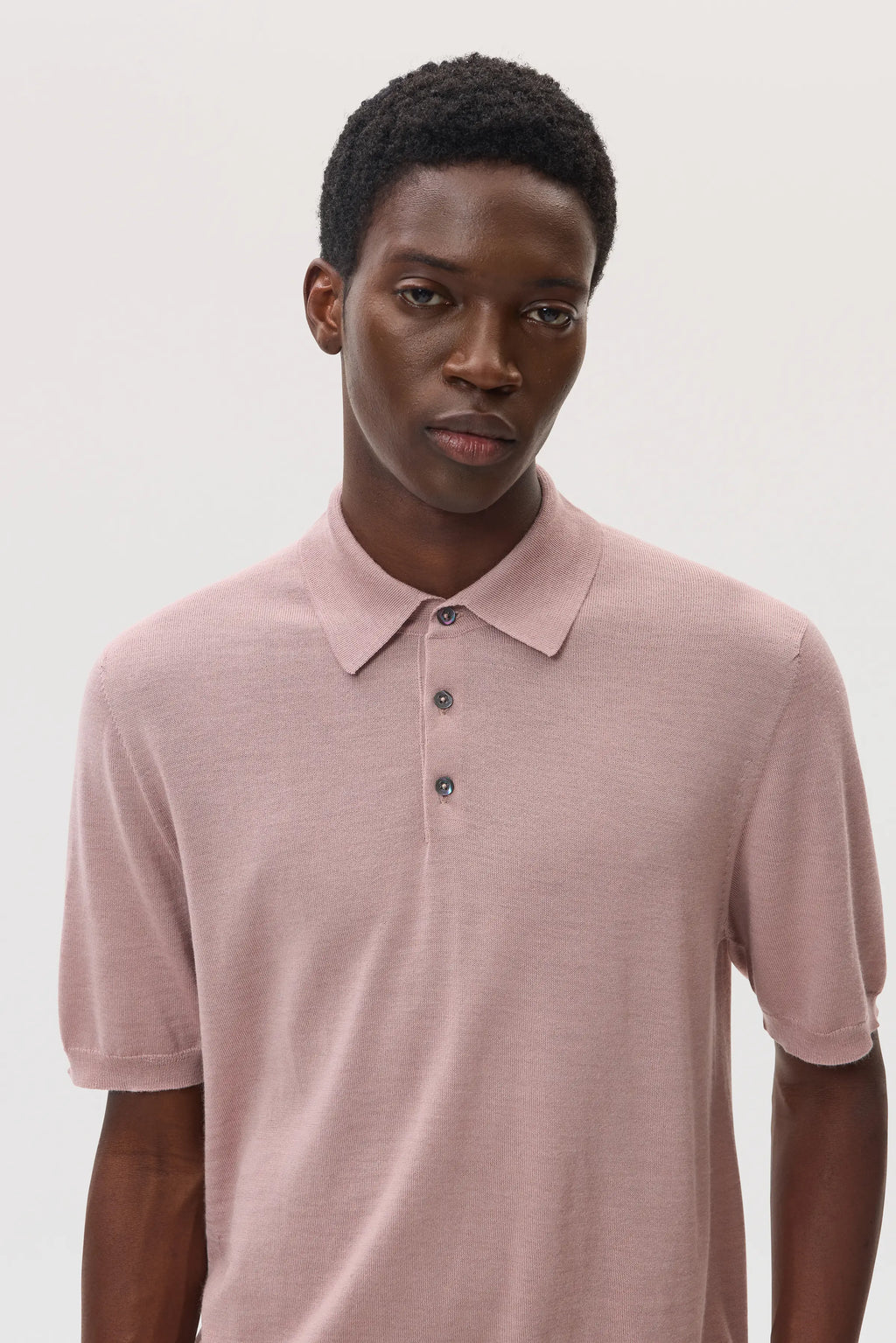 Johnstons of Elgin - Superfine Merino Polo Shirt