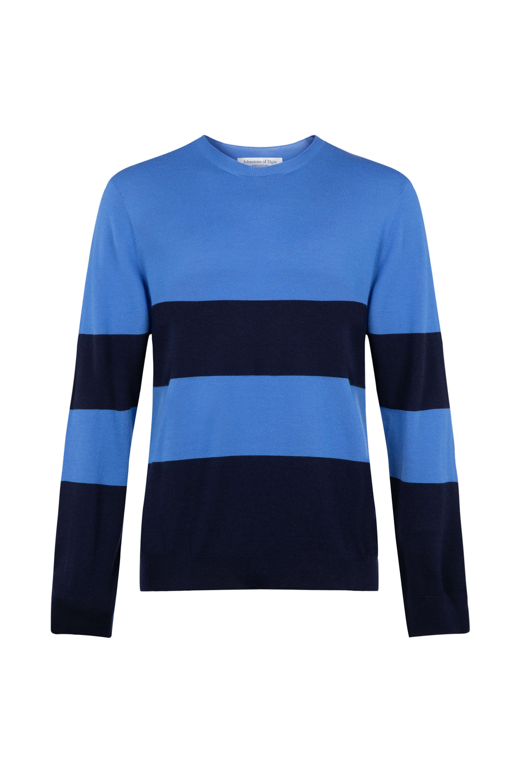 Johnstons of Elgin - Colour Block Merino Jumper