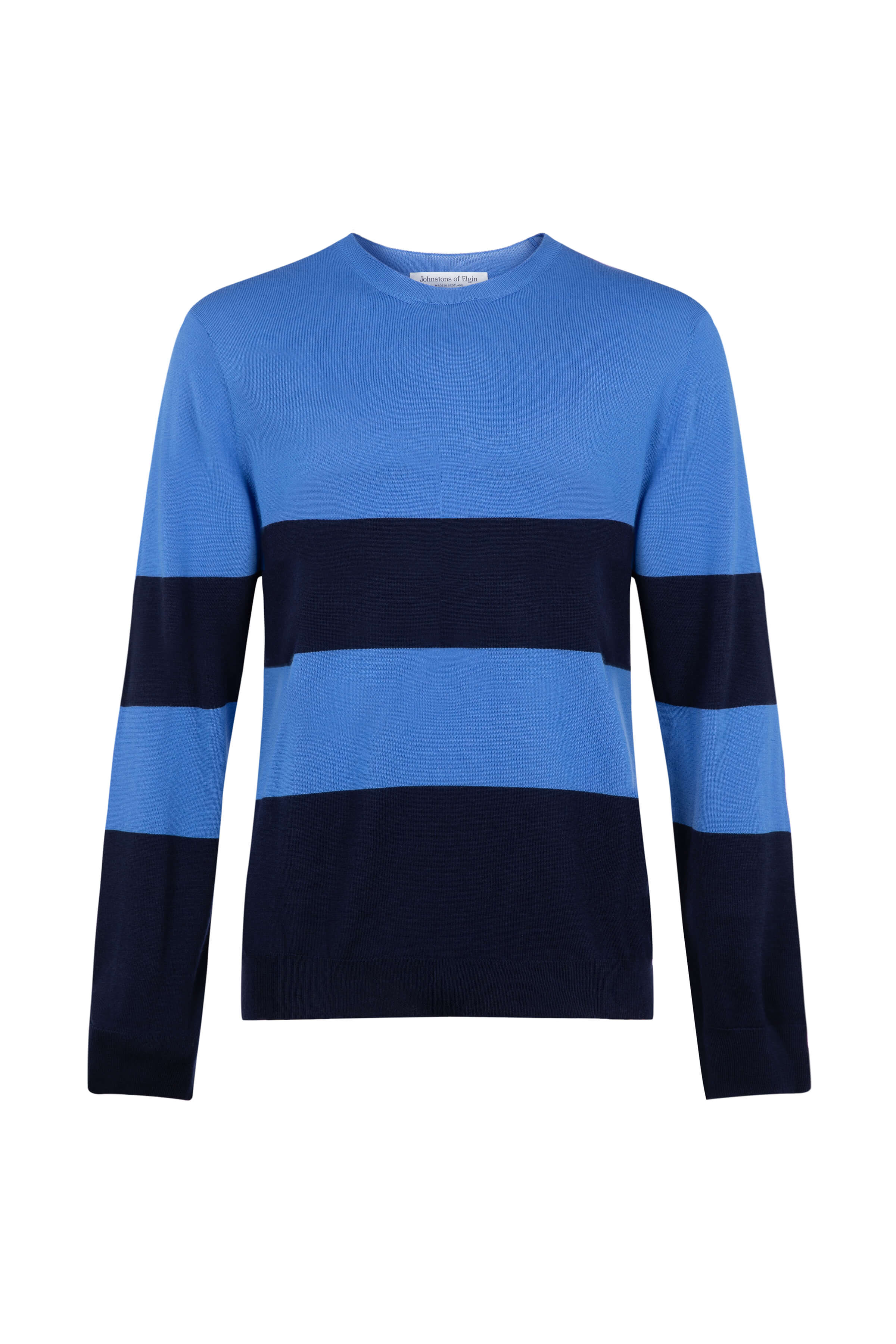 Johnstons of Elgin - Colour Block Merino Jumper