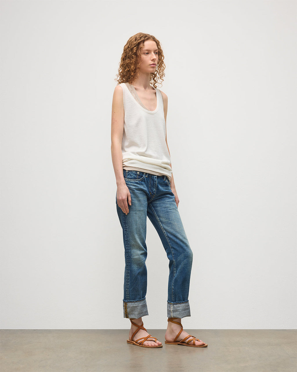 Johnstons of Elgin - Greer White Merino Vest