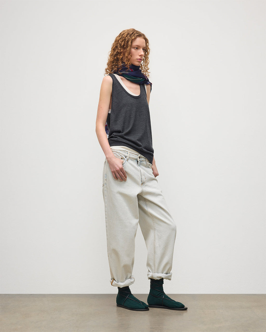 Johnstons of Elgin - Greer Dark Grey Merino Vest