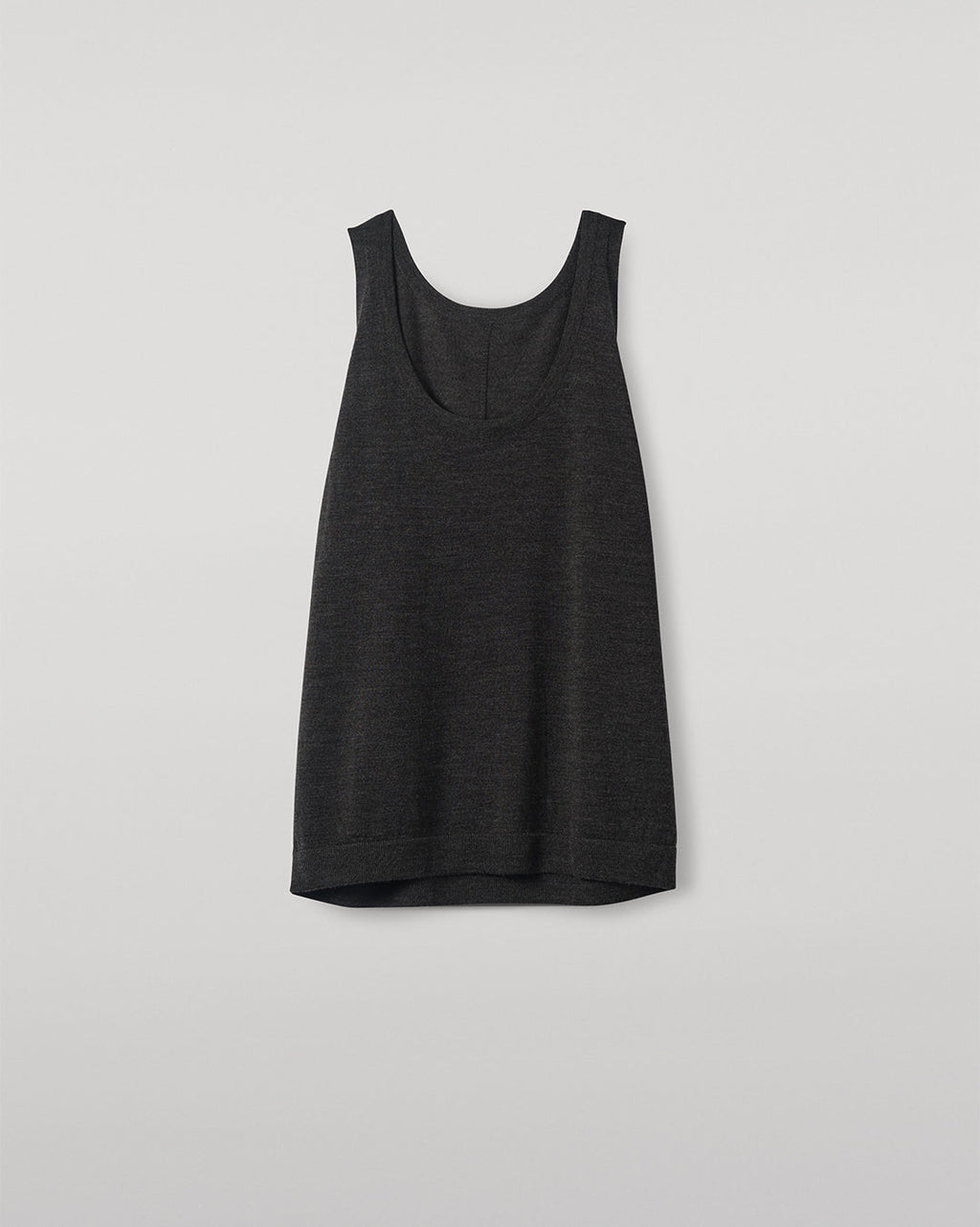 Johnstons of Elgin - Greer Dark Grey Merino Vest