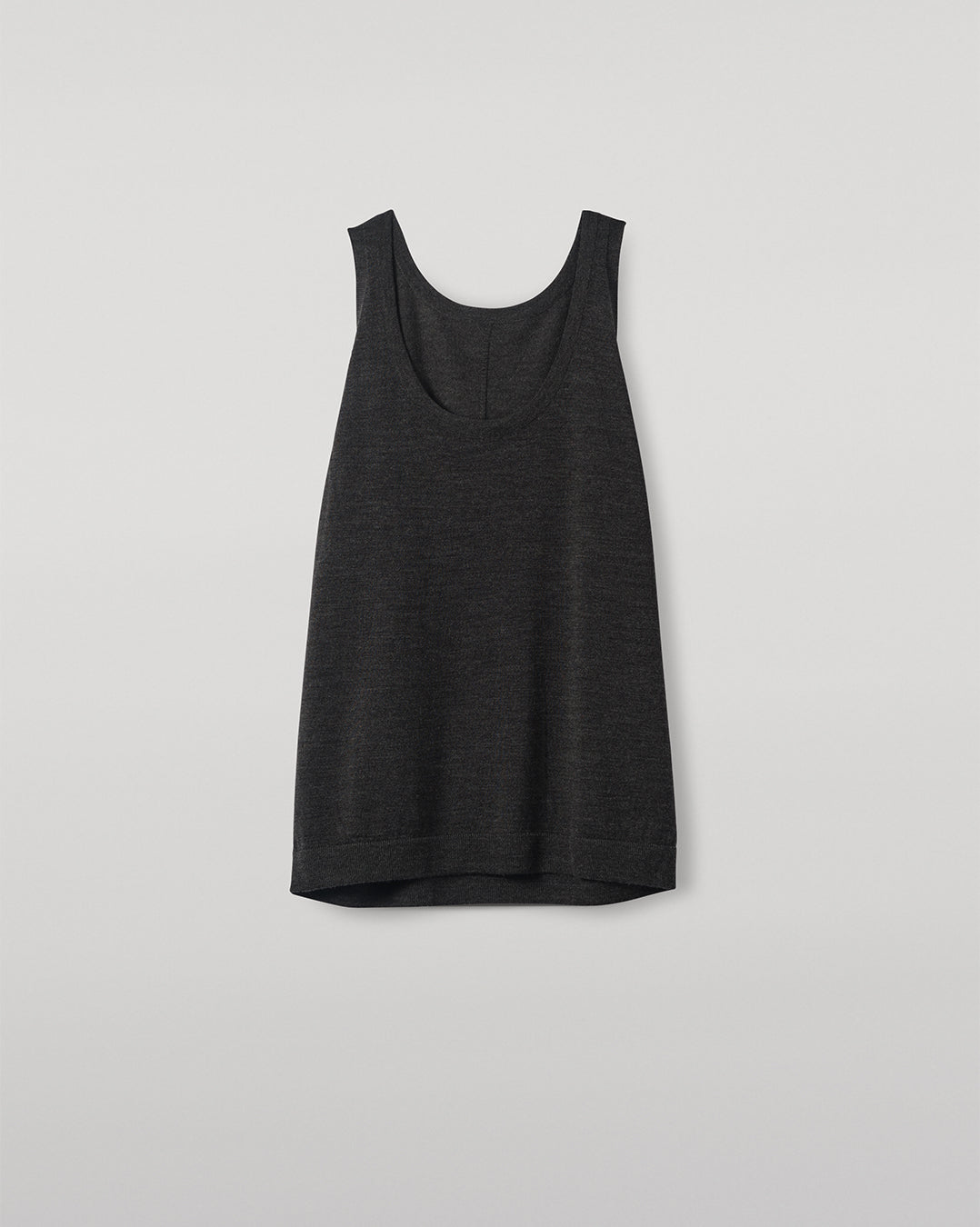 Johnstons of Elgin - Greer Dark Grey Merino Vest