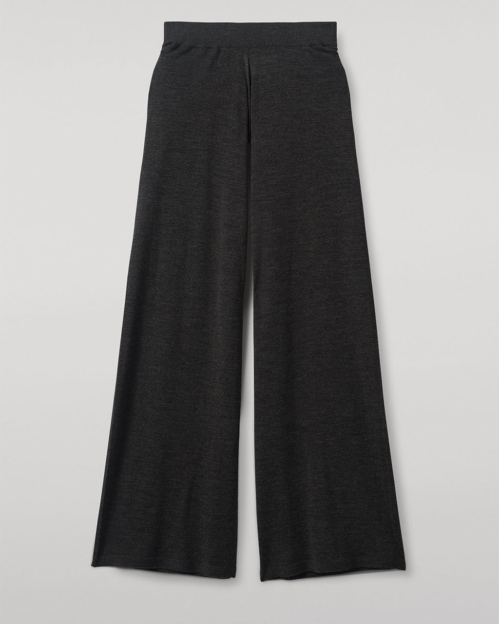 Johnstons of Elgin - Ina Dark Grey Merino Trousers
