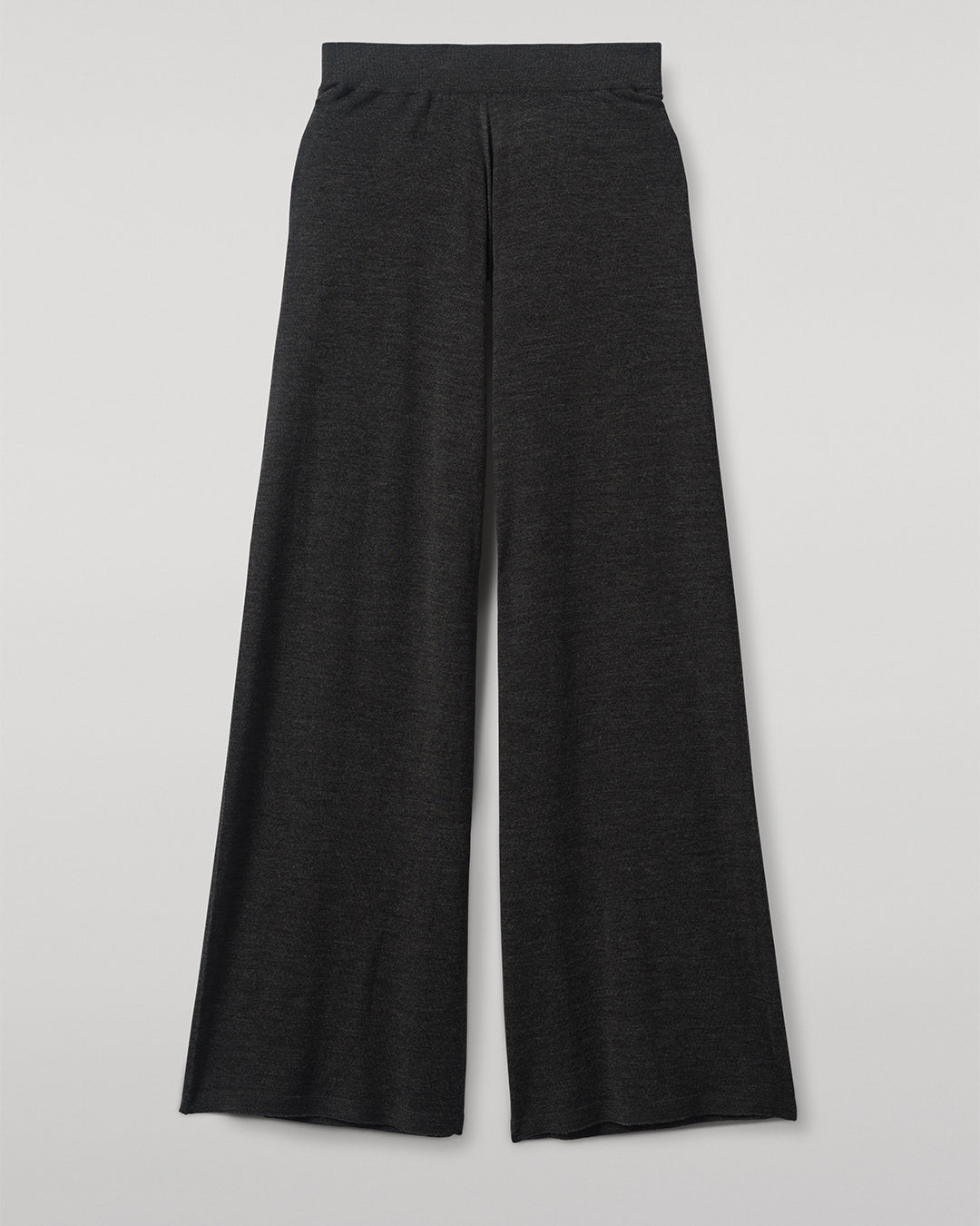 Johnstons of Elgin - Ina Dark Grey Merino Trousers
