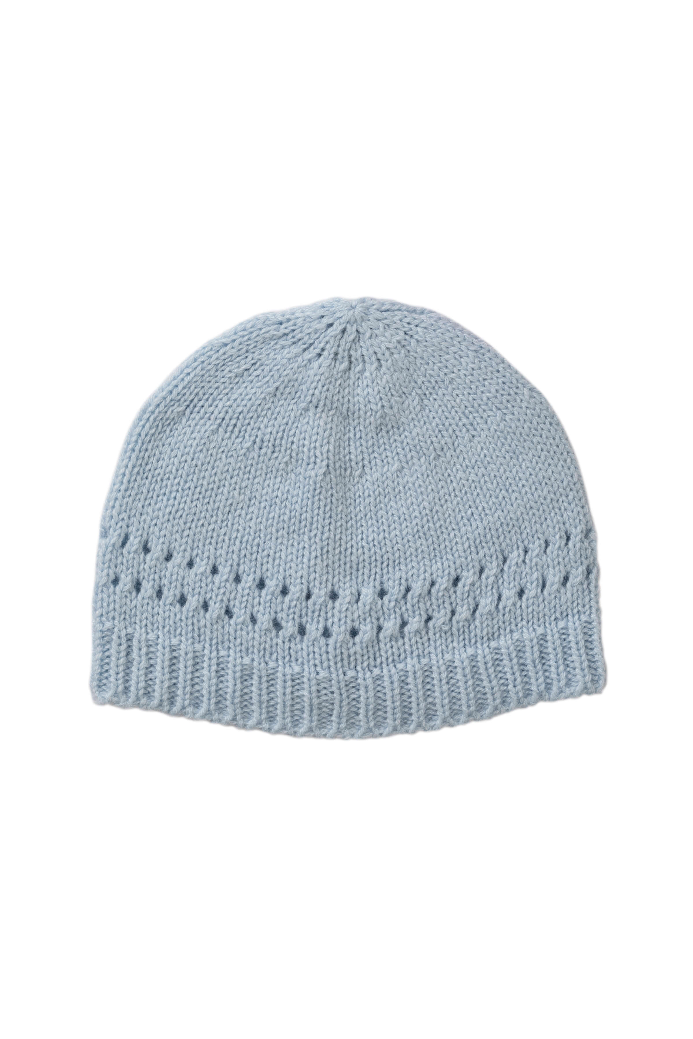 Johnstons of Elgin - Blue Cashmere Baby Beanie