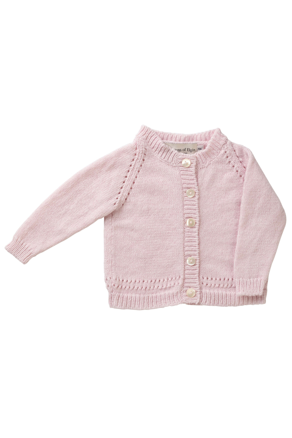 Johnstons of Elgin - Baby's Pink Cashmere Cardigan Gift Set