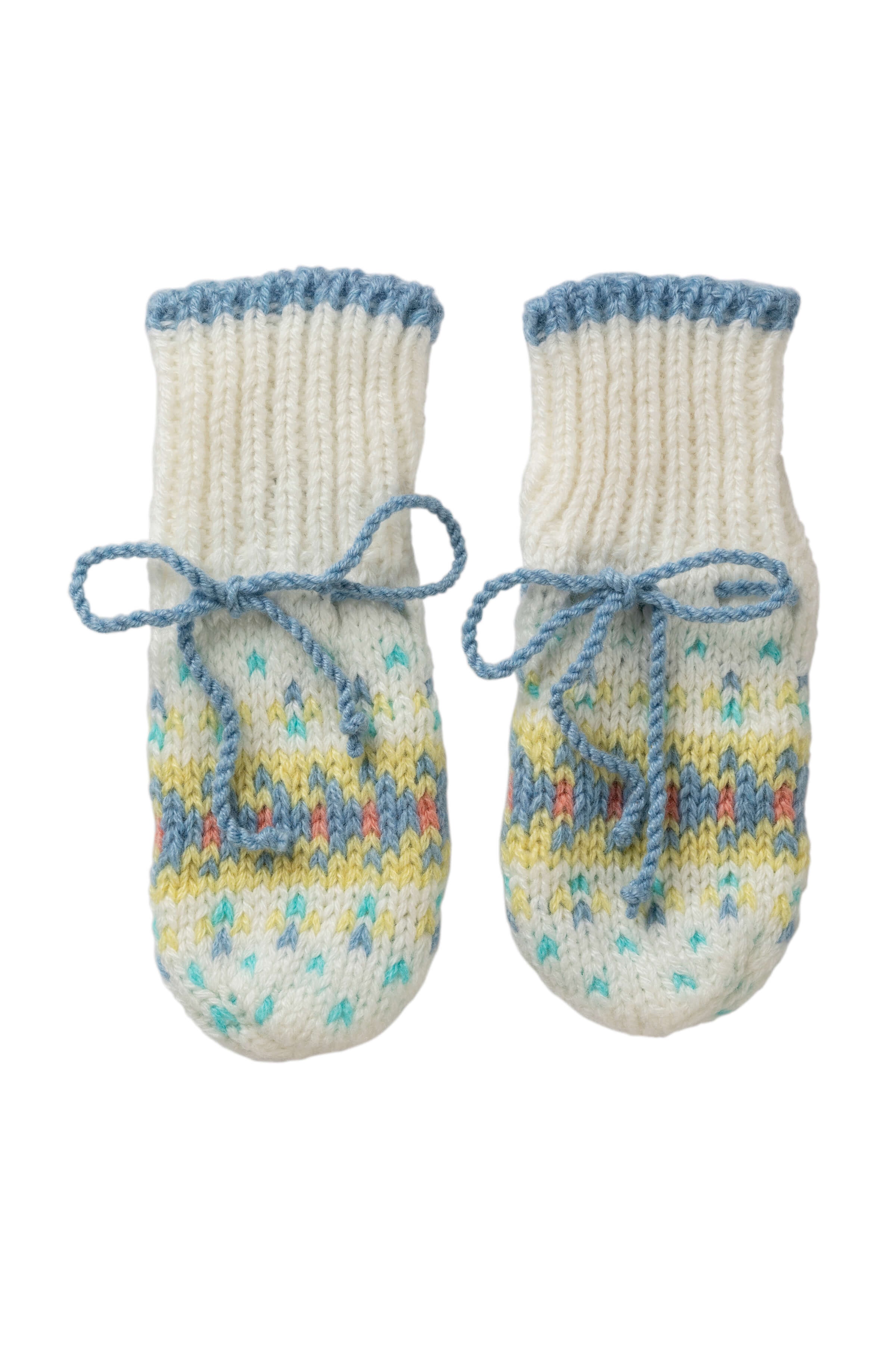 Johnstons of Elgin - Baby's Blue Fairisle Accessories Gift Set