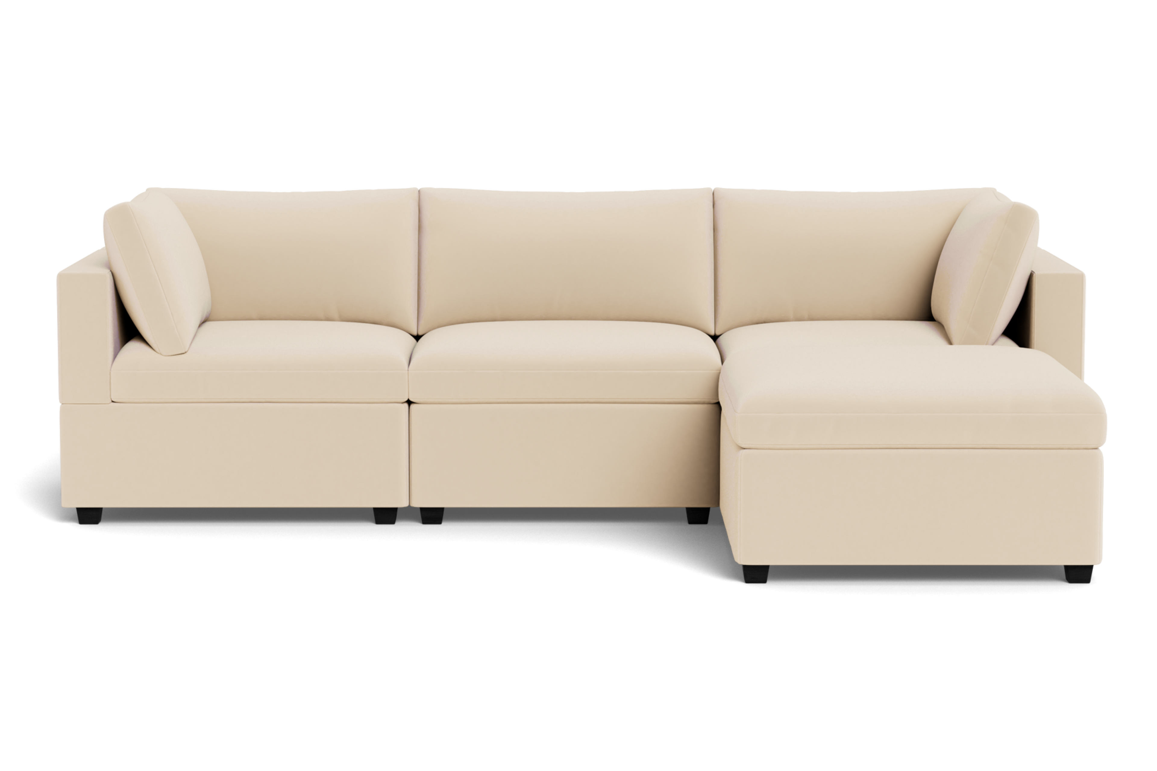 Albany Park - Kova Box Cushion Sofa 122" + Ottoman