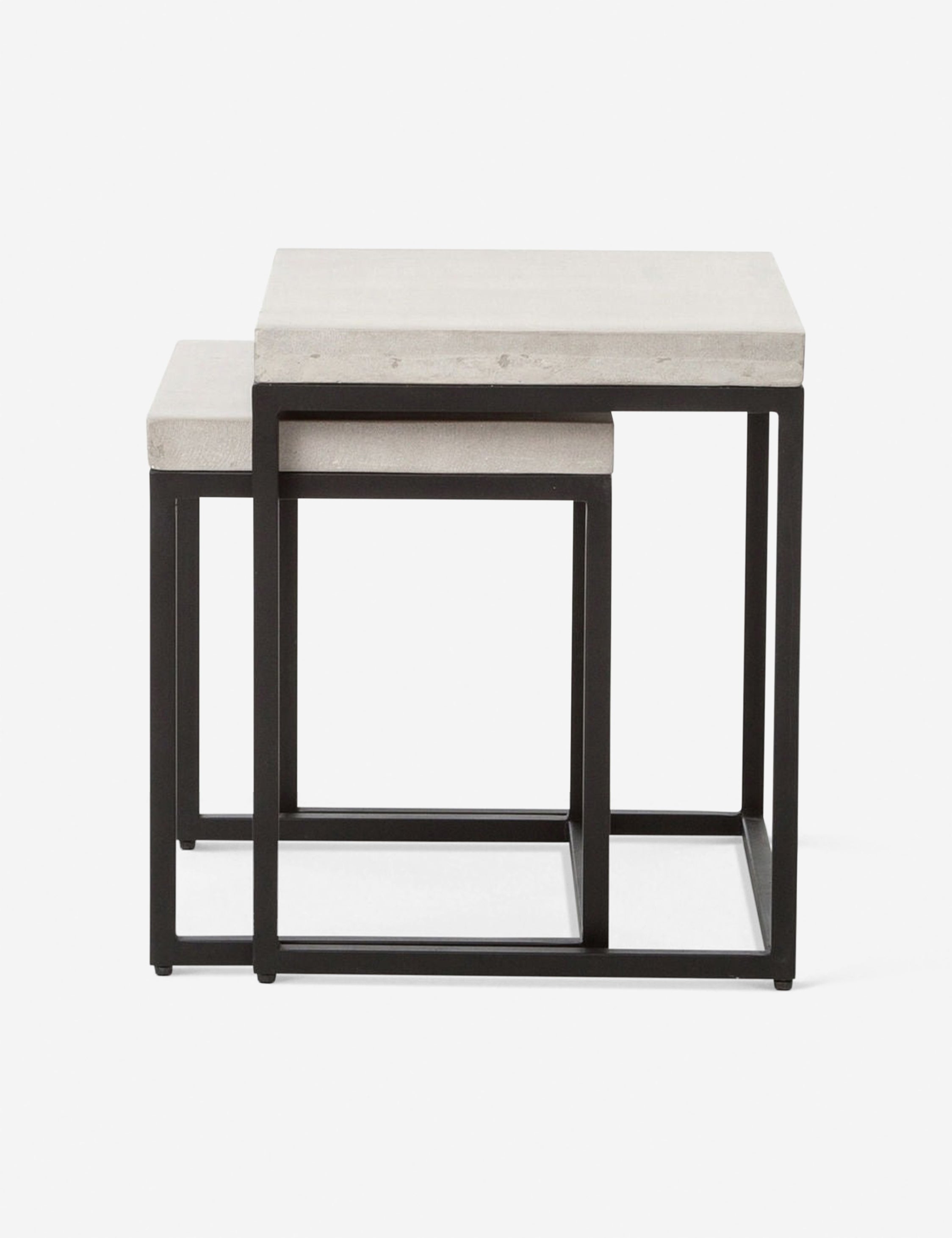 Lulu and Georgia - Kallia Indoor / Outdoor Nesting Side Tables (Set of 2)