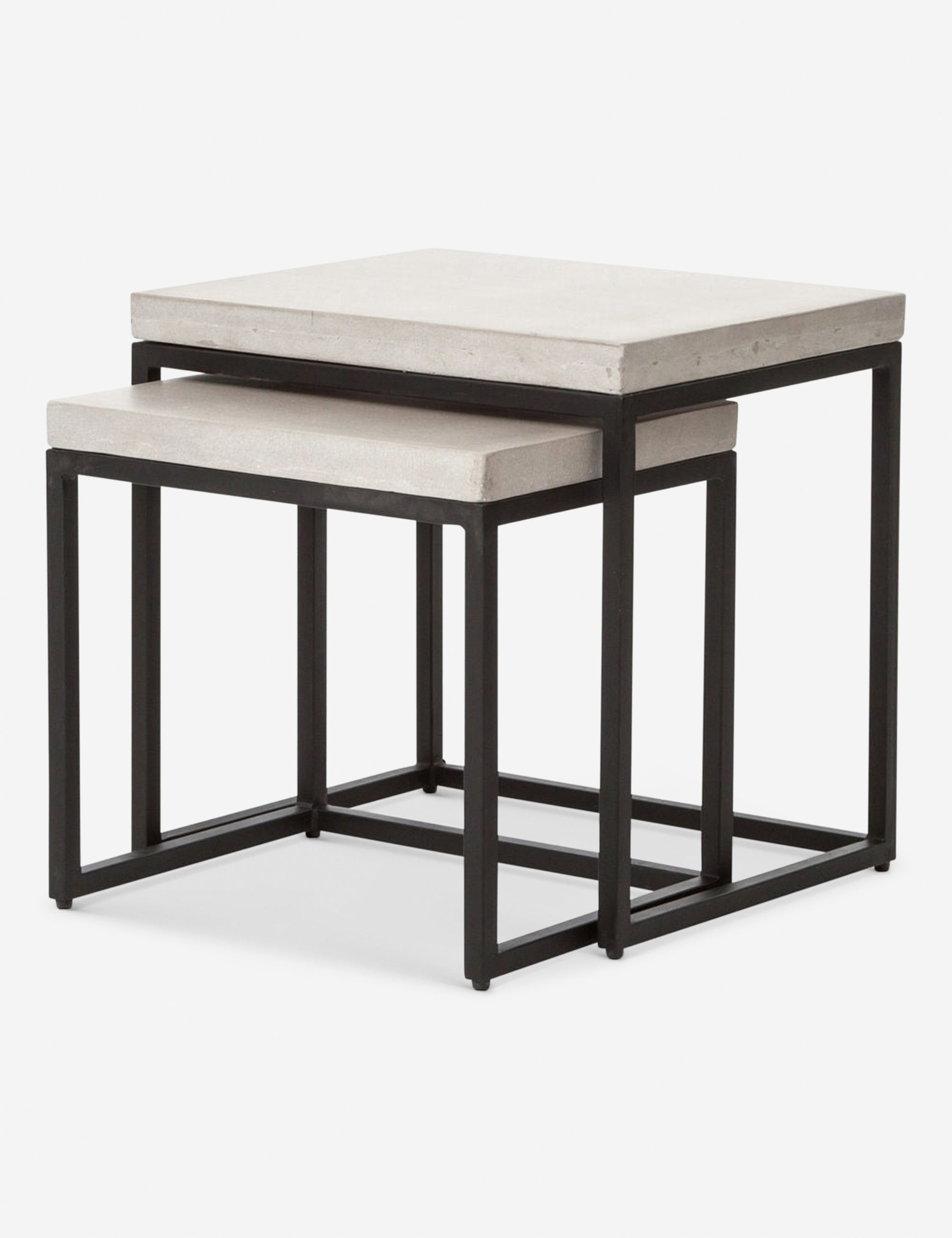 Lulu and Georgia - Kallia Indoor / Outdoor Nesting Side Tables (Set of 2)