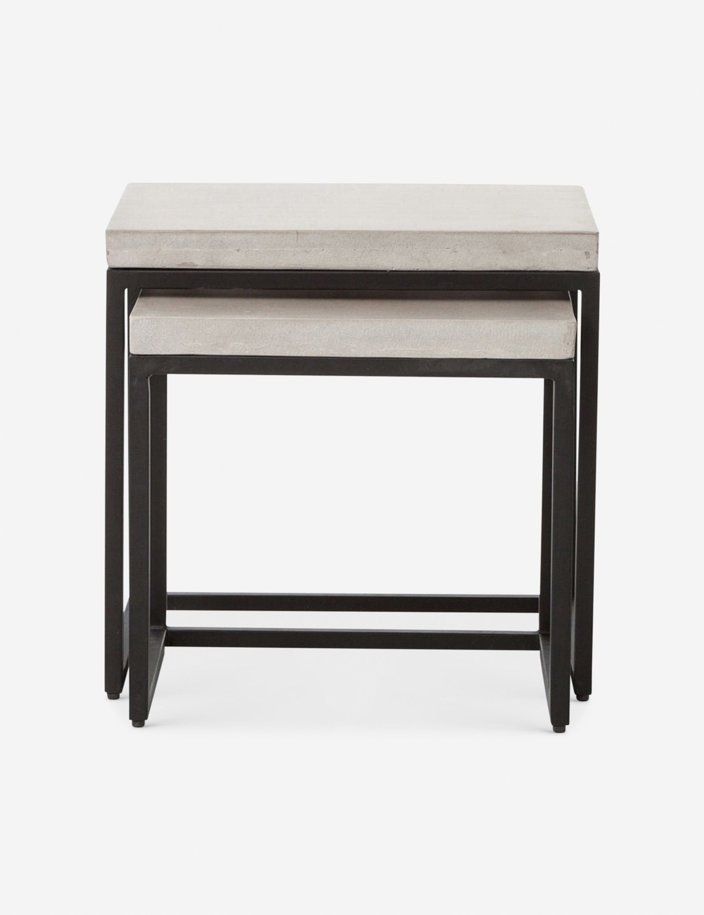 Lulu and Georgia - Kallia Indoor / Outdoor Nesting Side Tables (Set of 2)