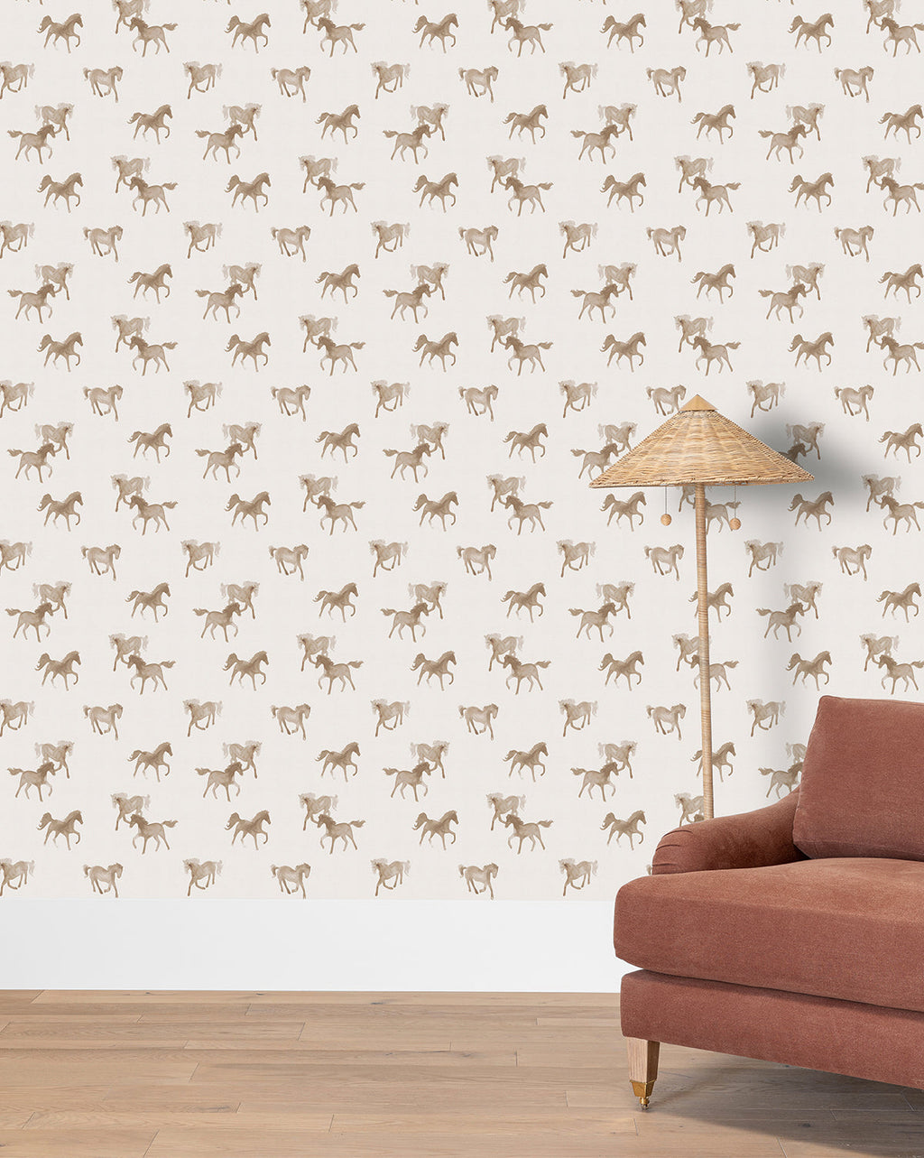 McGee & Co - Watercolor Horses Wallpaper
