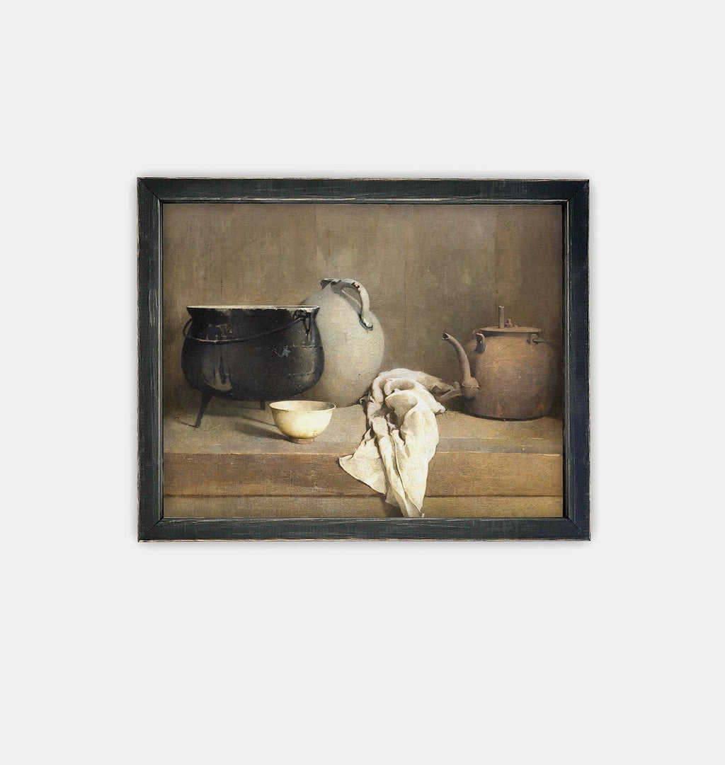 Amber Interiors - Kitchen Still Life Framed Print