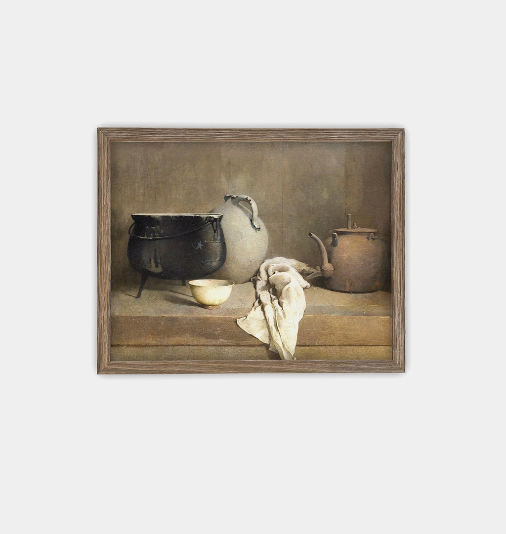Amber Interiors - Kitchen Still Life Framed Print