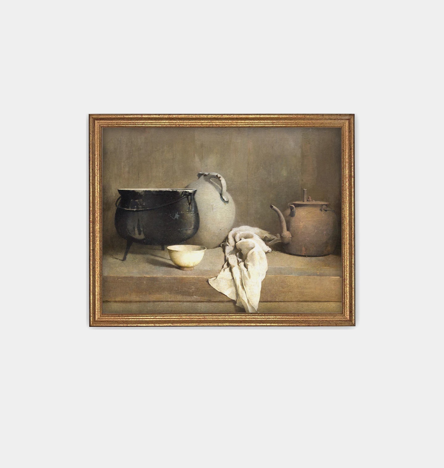 Amber Interiors - Kitchen Still Life Framed Print
