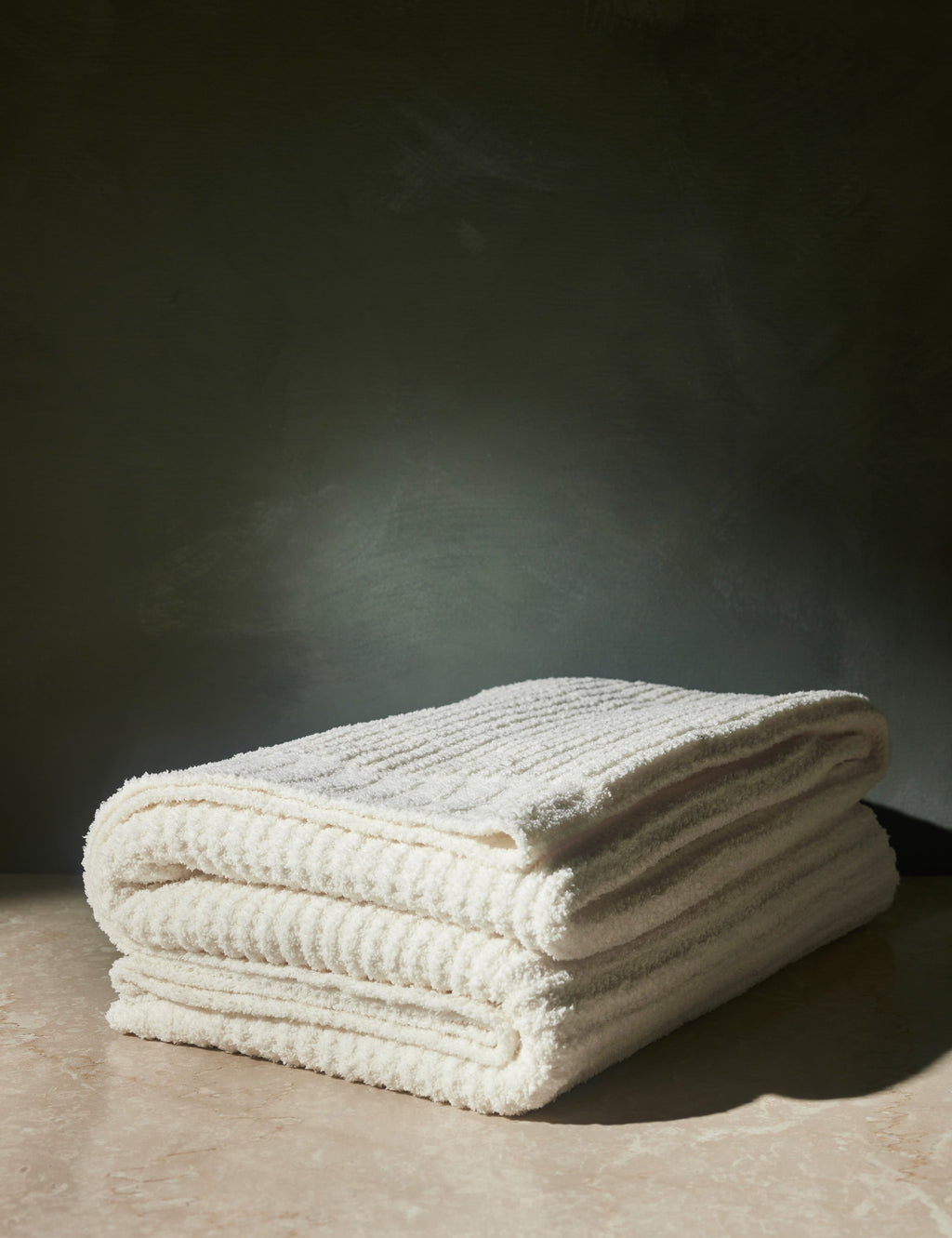 Lulu and Georgia - Knit Waffle Weave Throw by Kashwere