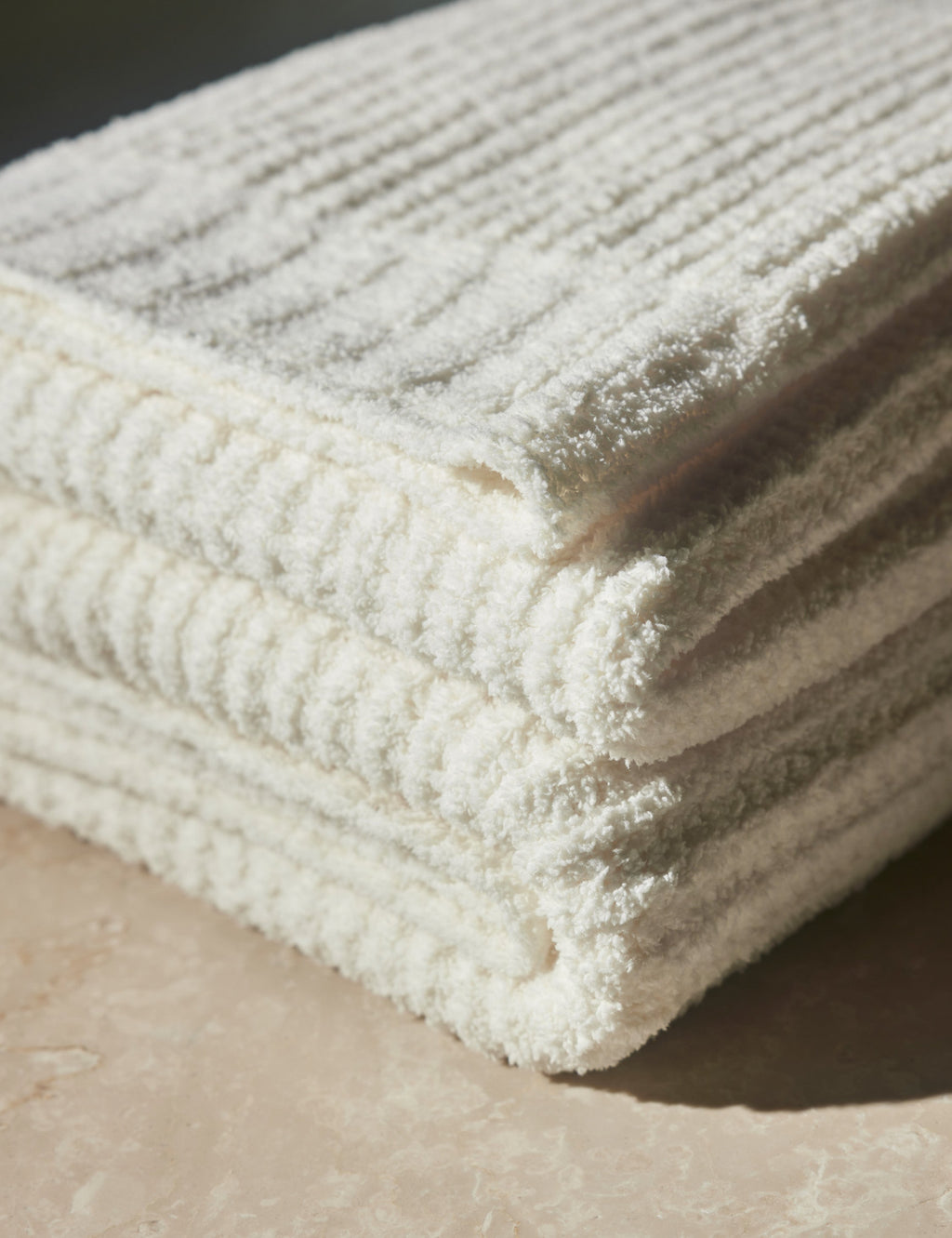 Lulu and Georgia - Knit Waffle Weave Throw by Kashwere